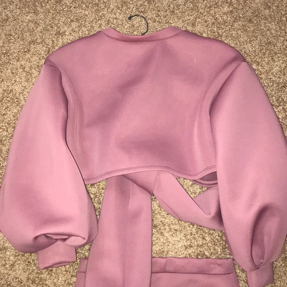 Crop top 2 piece skirt set - Picture 2 of 3